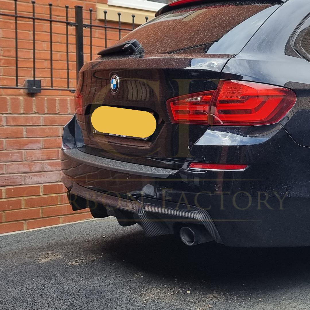 V Style Carbon Fibre Rear Diffuser for BMW F10 5 Series 10-17 - Carbon Factory