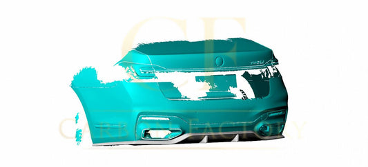 Carbon Factory V Style Carbon Fibre Rear Diffuser for BMW G11 G12 7 Series 19-23 - Carbon Factory