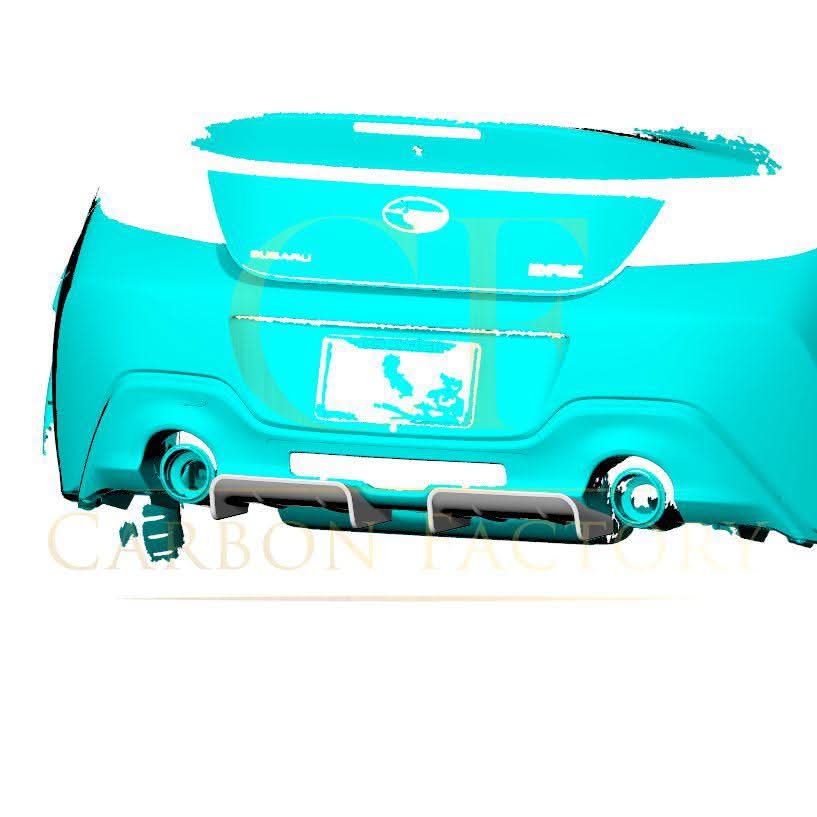 V Style Carbon Fibre Rear Diffuser for Toyota GR86 22-Present - Carbon Factory