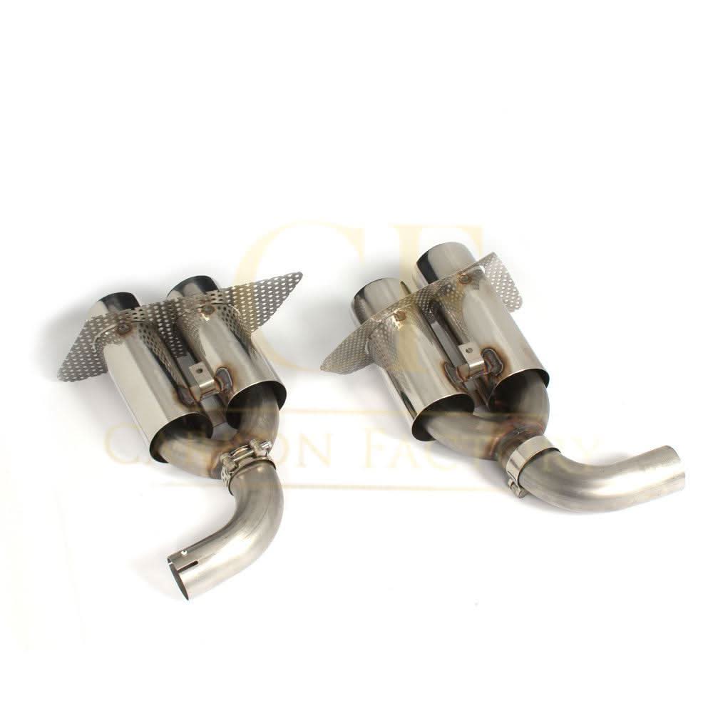 Exhaust Tips for P Style Carbon Fibre Rear Diffuser for Mercedes W117 CLA250 CLA45 13-19 - Carbon Factory