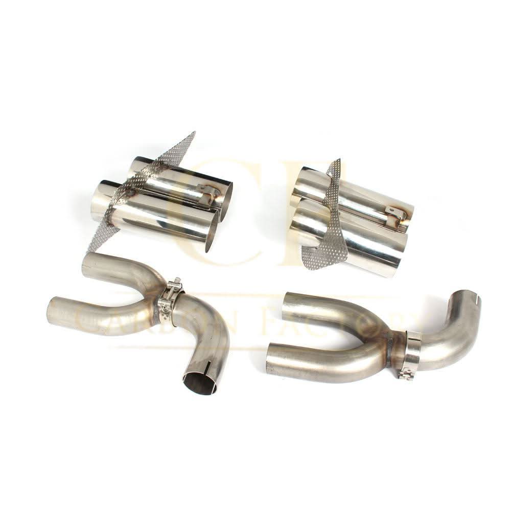 Exhaust Tips for P Style Carbon Fibre Rear Diffuser for Mercedes W117 CLA250 CLA45 13-19 - Carbon Factory