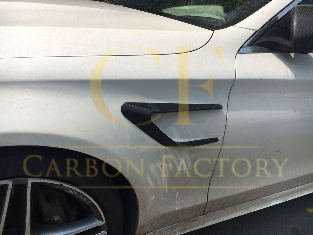 Carbon Fibre Side Fender Trims for Mercedes W205 C Class C63 15-18 - Carbon Factory