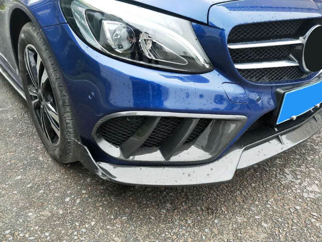 Carbon Fibre Air Trim Covers for Mercedes W205 C Class inc C63 15-18 - Carbon Factory