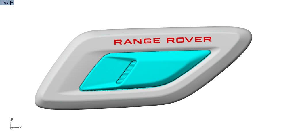 Carbon Fibre Bonnet Air Intake Scoop for Land Rover Range Rover Sport 18-20 - Carbon Factory