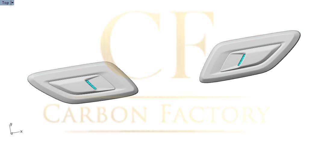 Carbon Fibre Bonnet Vents for Land Rover Range Rover Sport 18-20 - Carbon Factory