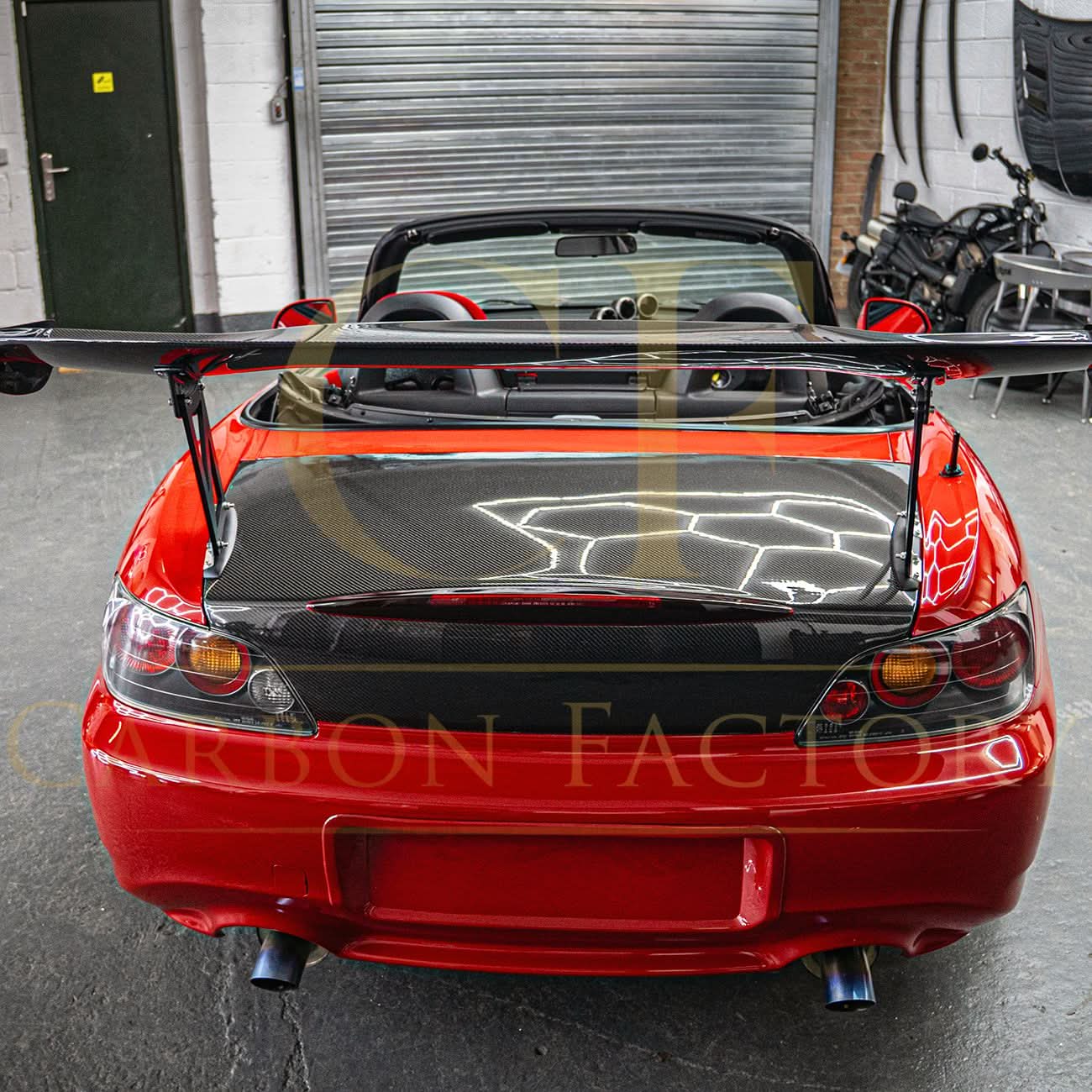 Carbon Fibre Boot Lid for Honda S2000 99-09 - Carbon Factory