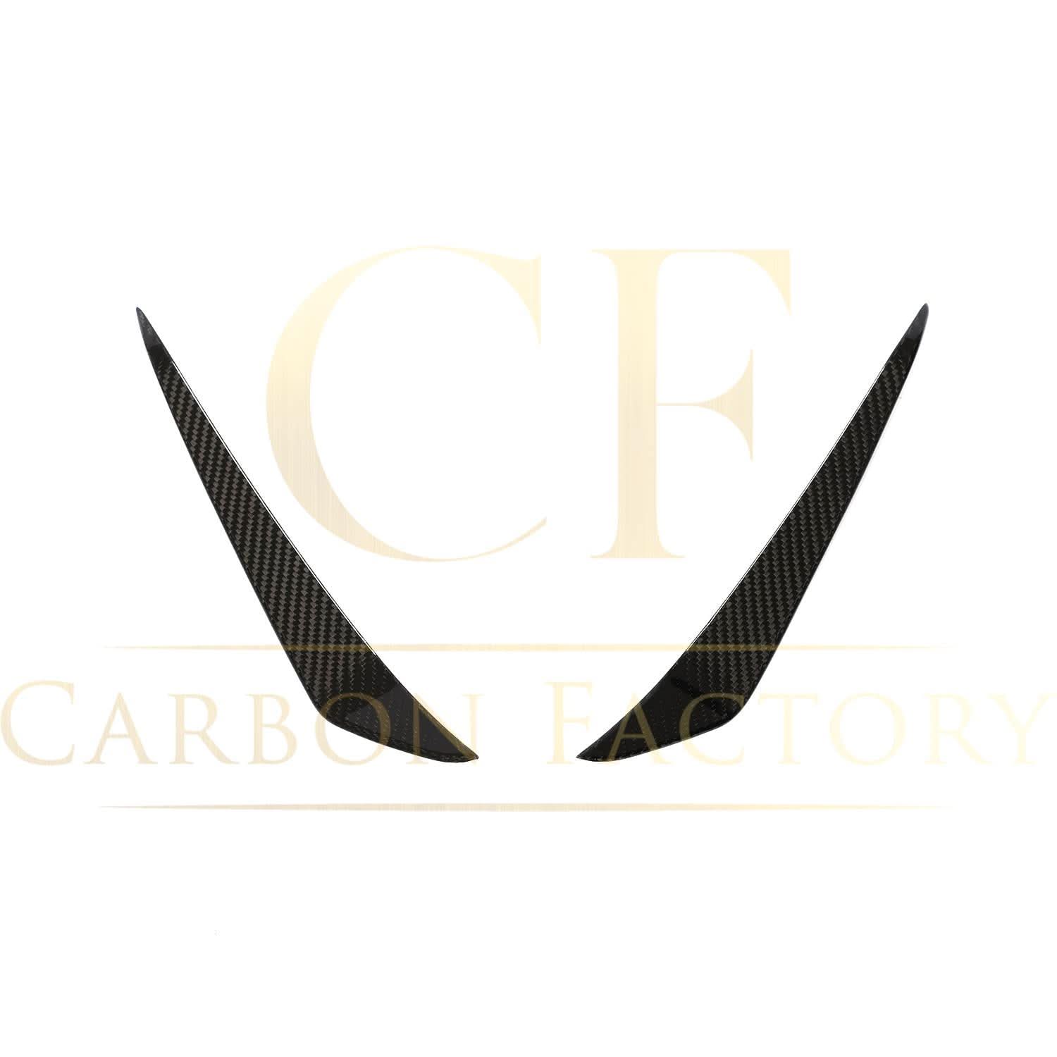 Carbon Fibre Front Bumper Canards for Porsche Boxster & Cayman 718 16-21 - Carbon Factory