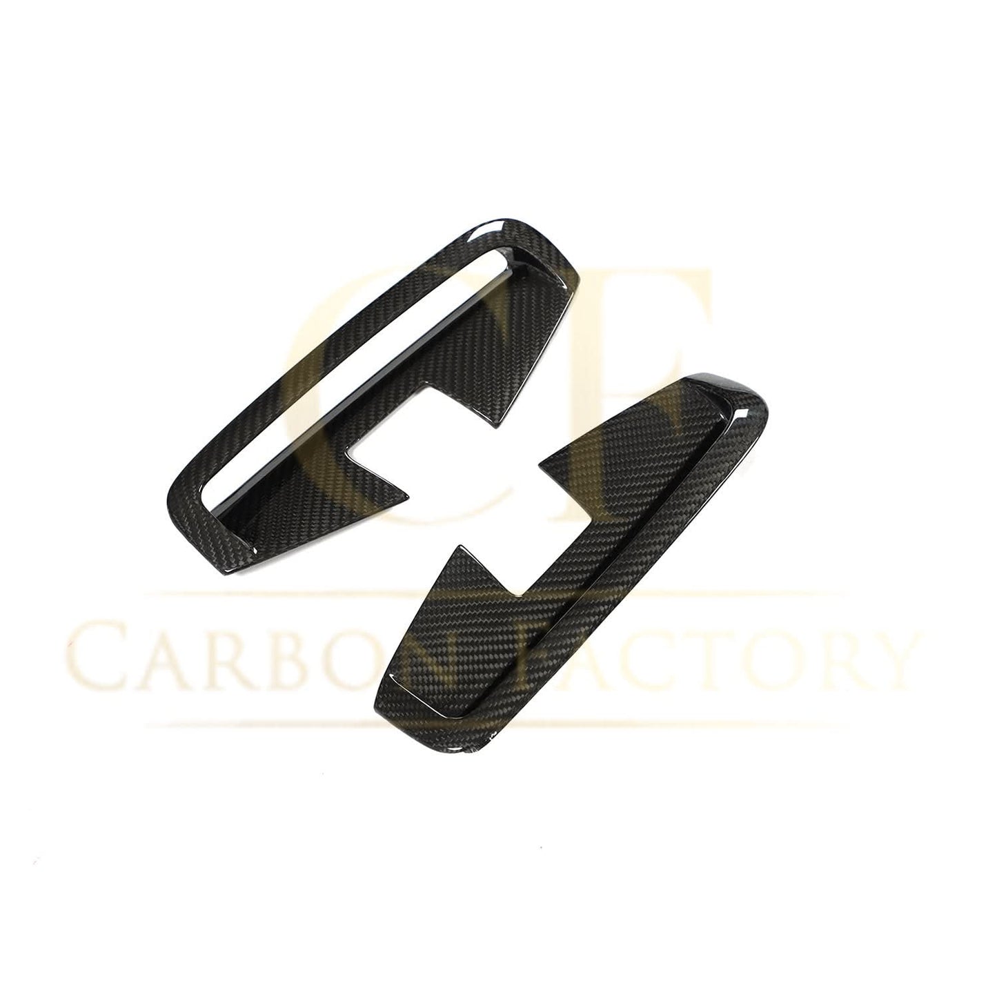 Carbon Fibre Front Bumper Side Trims for BMW 4 Series G22 G23 20-Present - Carbon Factory