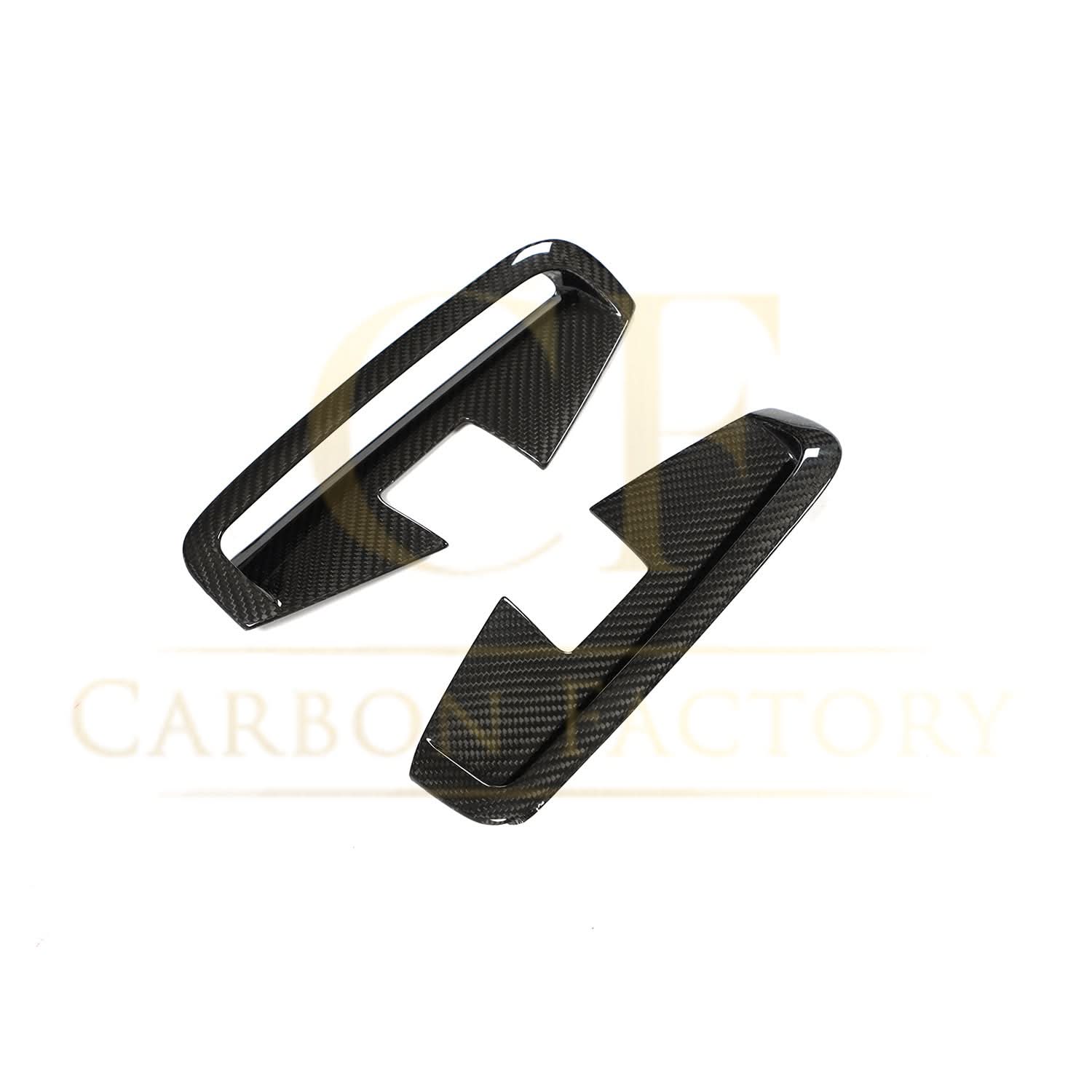 Carbon Fibre Front Bumper Side Trims for BMW 4 Series G22 G23 20-Present - Carbon Factory