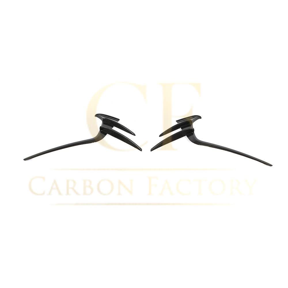 Carbon Fibre Front Bumper Trims for Audi 4K A7 S Line S7 19-22 - Carbon Factory