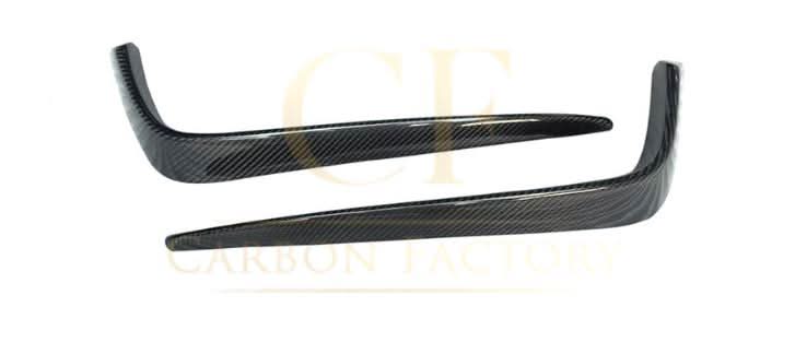 Carbon Fibre Front Bumper Trims for Audi A3 S Line S3 Saloon 13-15 - Carbon Factory