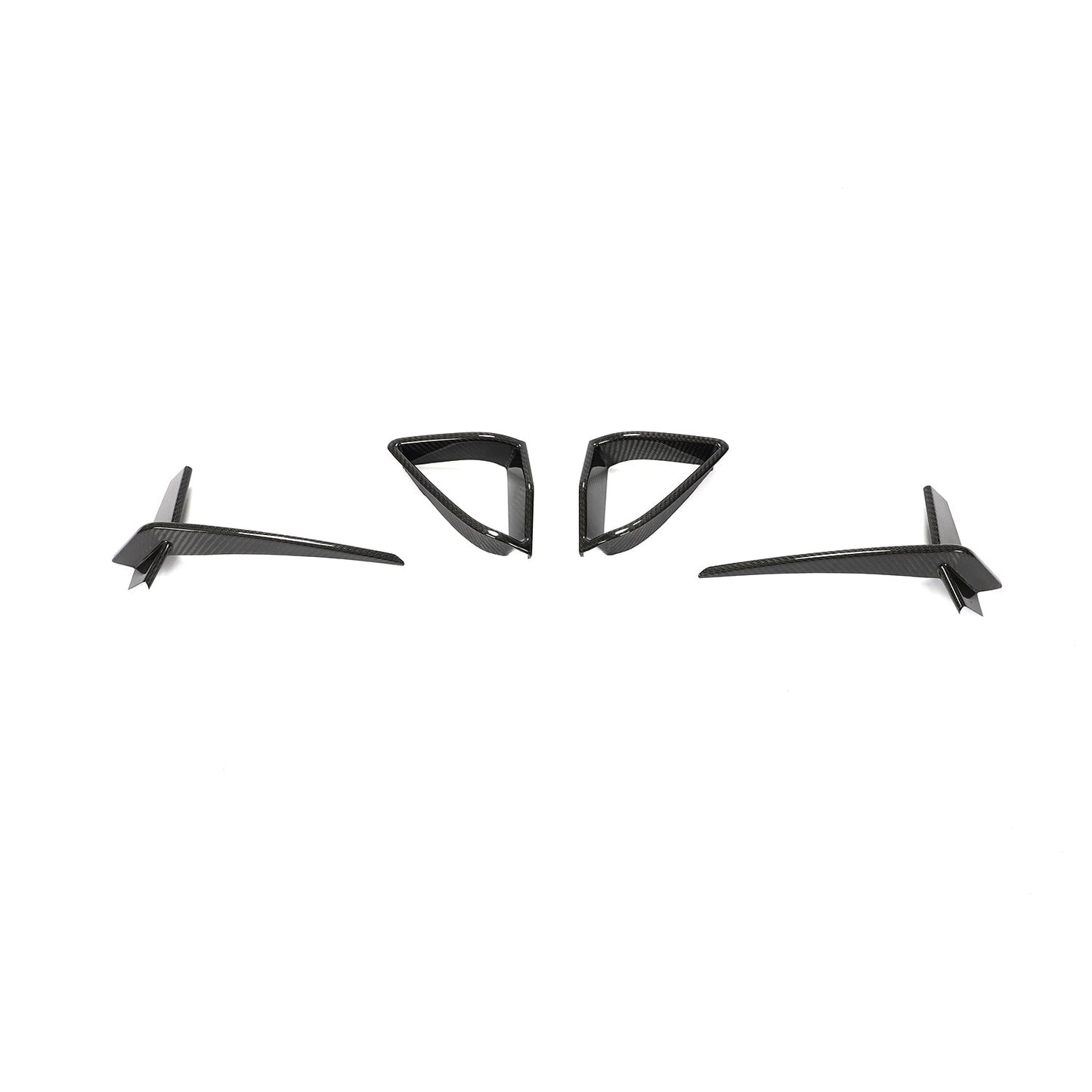 Carbon Fibre Front Bumper Trims for BMW G14 G15 G16 8 Series 18-Present - Carbon Factory