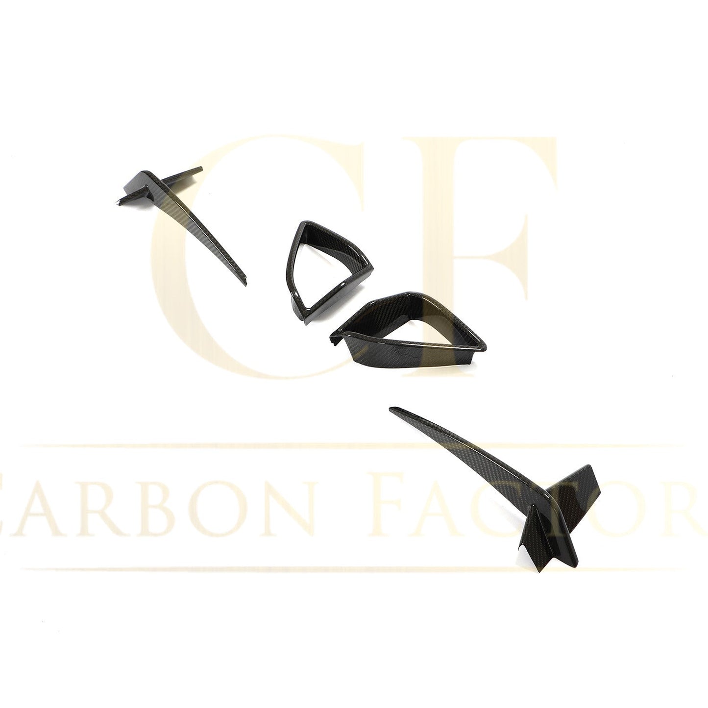 Carbon Fibre Front Bumper Trims for BMW G14 G15 G16 8 Series 18-Present - Carbon Factory