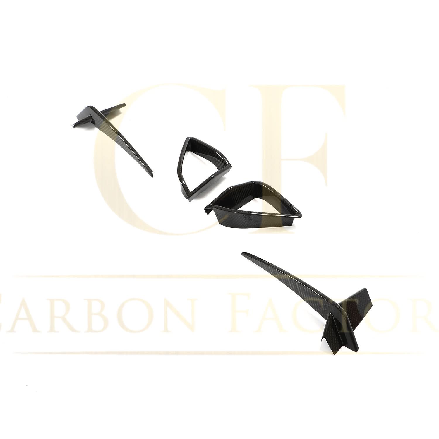 Carbon Fibre Front Bumper Trims for BMW G14 G15 G16 8 Series 18-Present - Carbon Factory