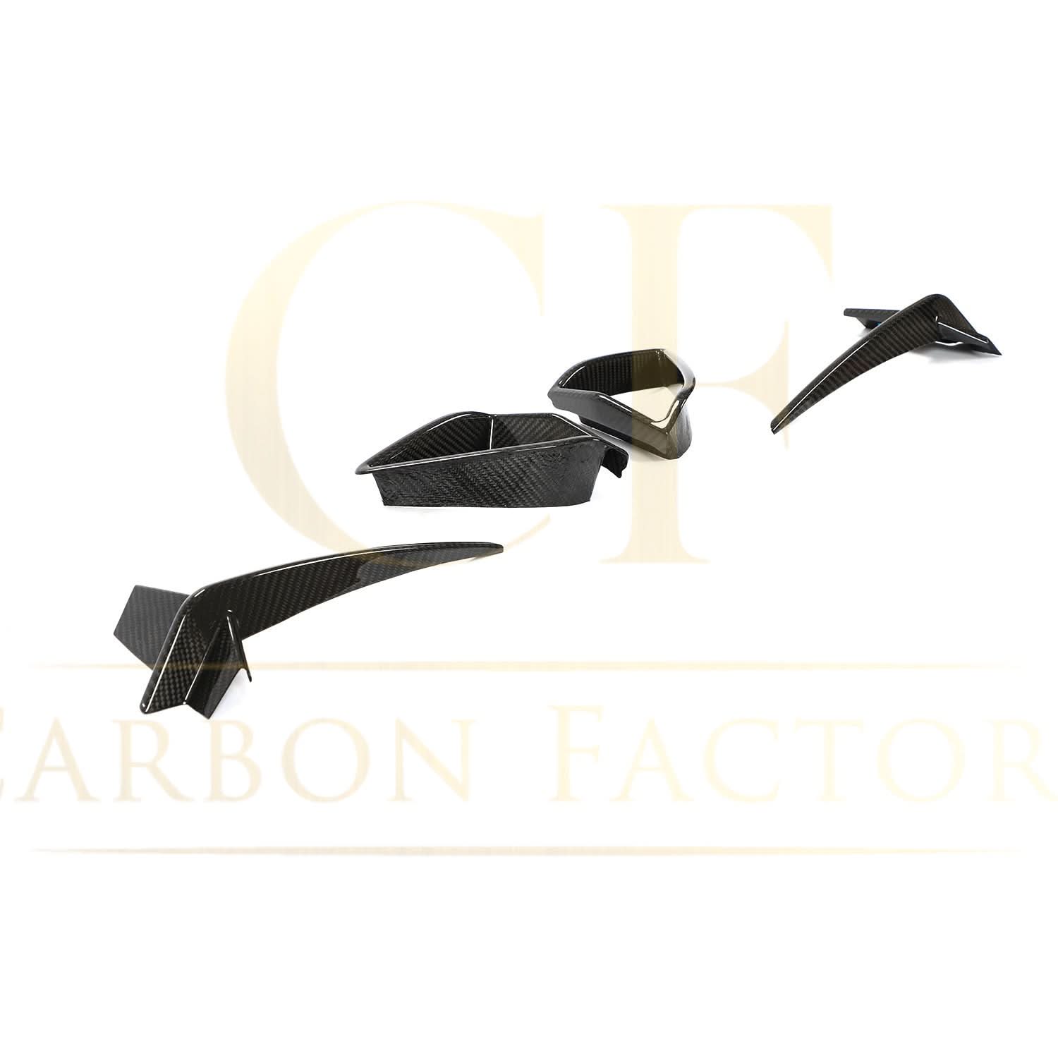 Carbon Fibre Front Bumper Trims for BMW G14 G15 G16 8 Series 18-Present - Carbon Factory