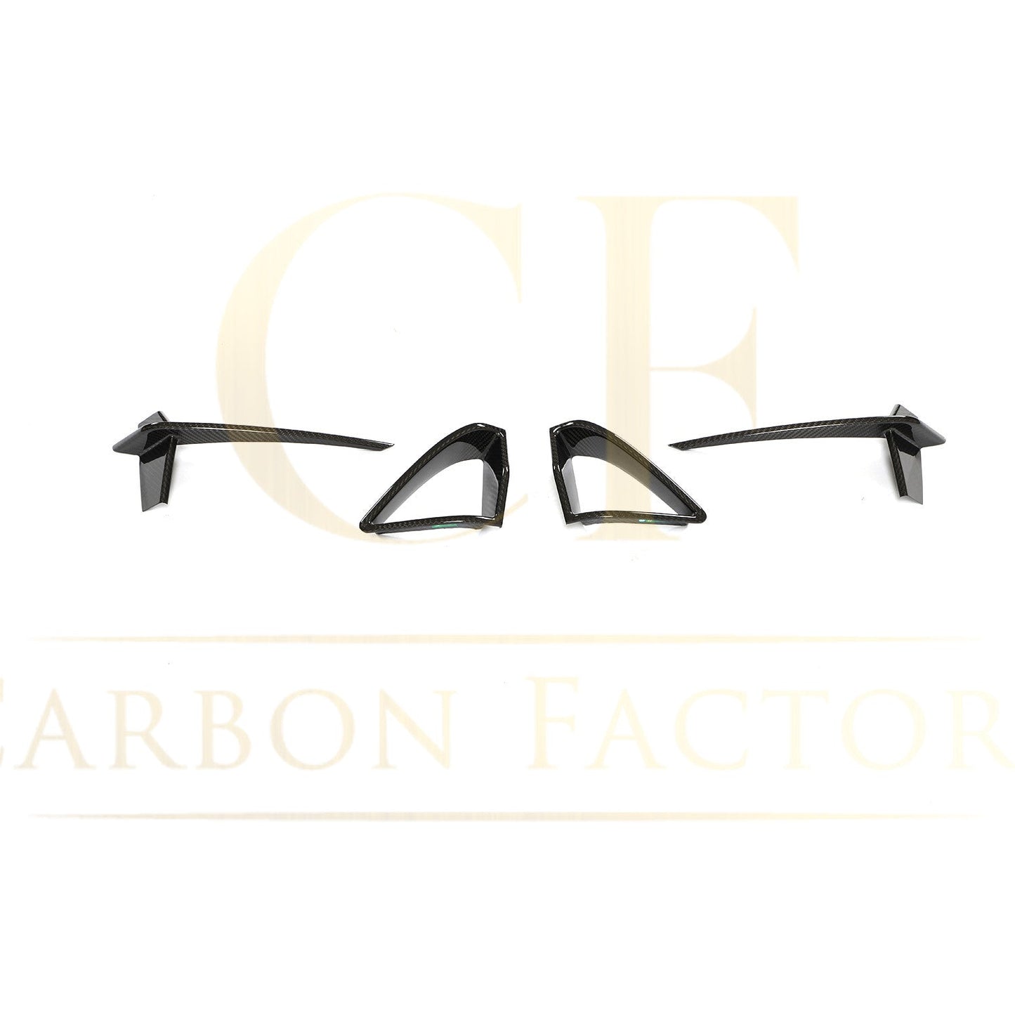 Carbon Fibre Front Bumper Trims for BMW G14 G15 G16 8 Series 18-Present - Carbon Factory