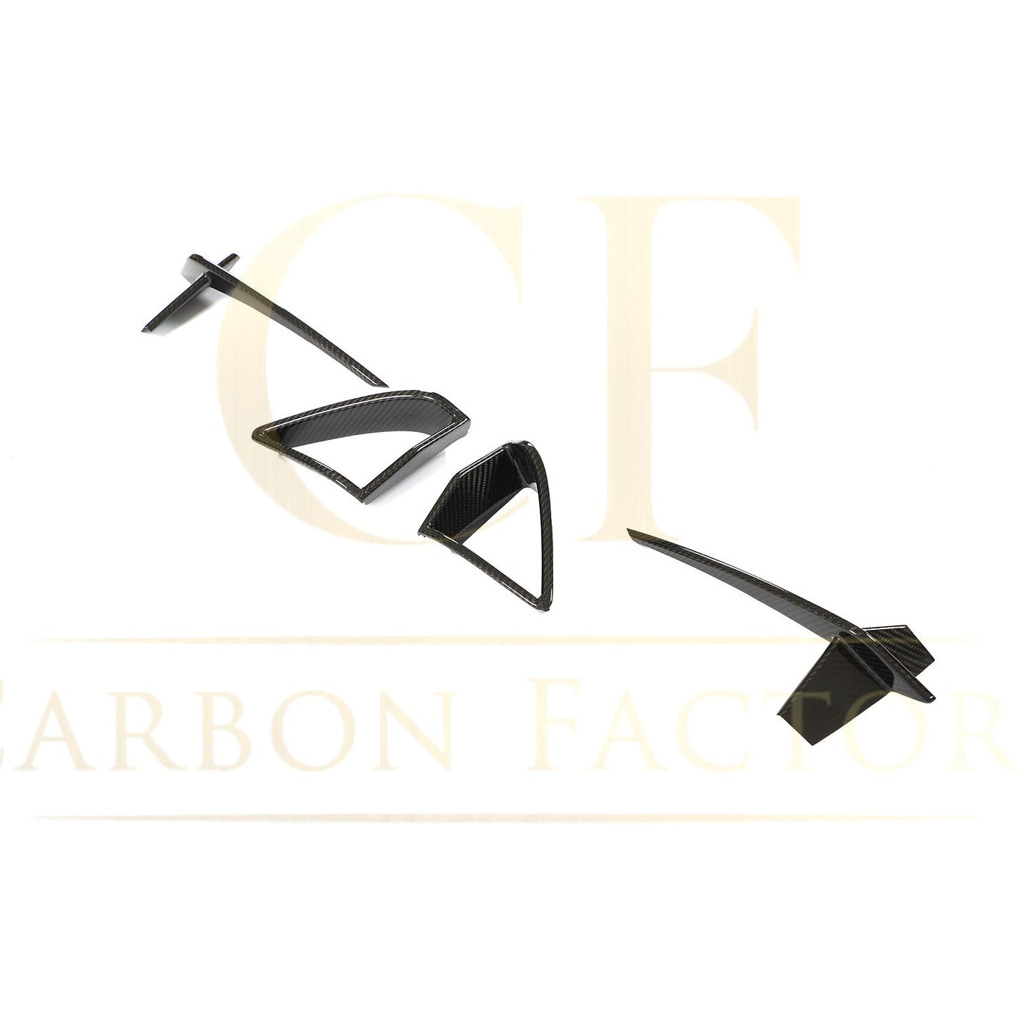 Carbon Fibre Front Bumper Trims for BMW G14 G15 G16 8 Series 18-Present - Carbon Factory