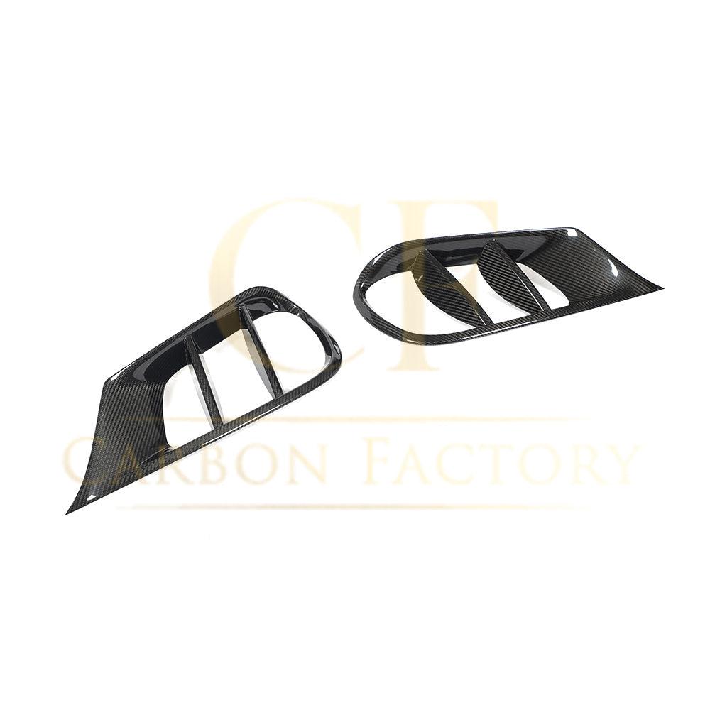 Carbon Fibre Front Bumper Trims for Mercedes Benz W212 E Class 14-17 - Carbon Factory