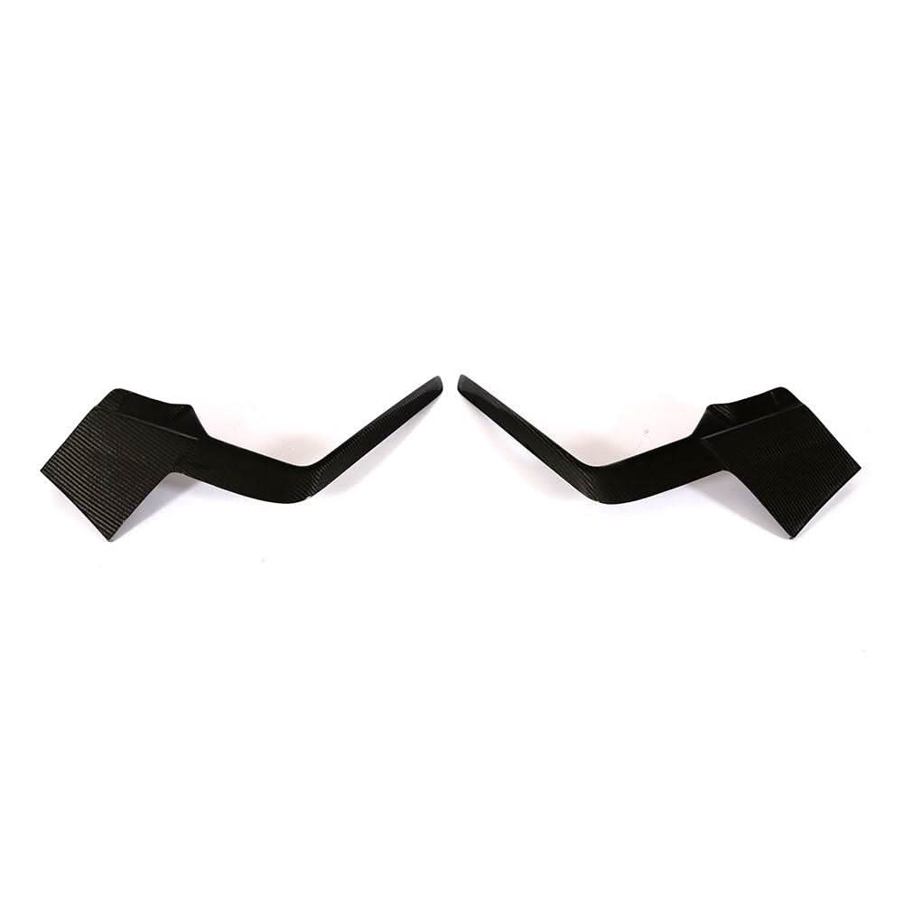 Carbon Fibre Front Bumper Trims for VW Golf MK7.5 R 18-20 - Carbon Factory