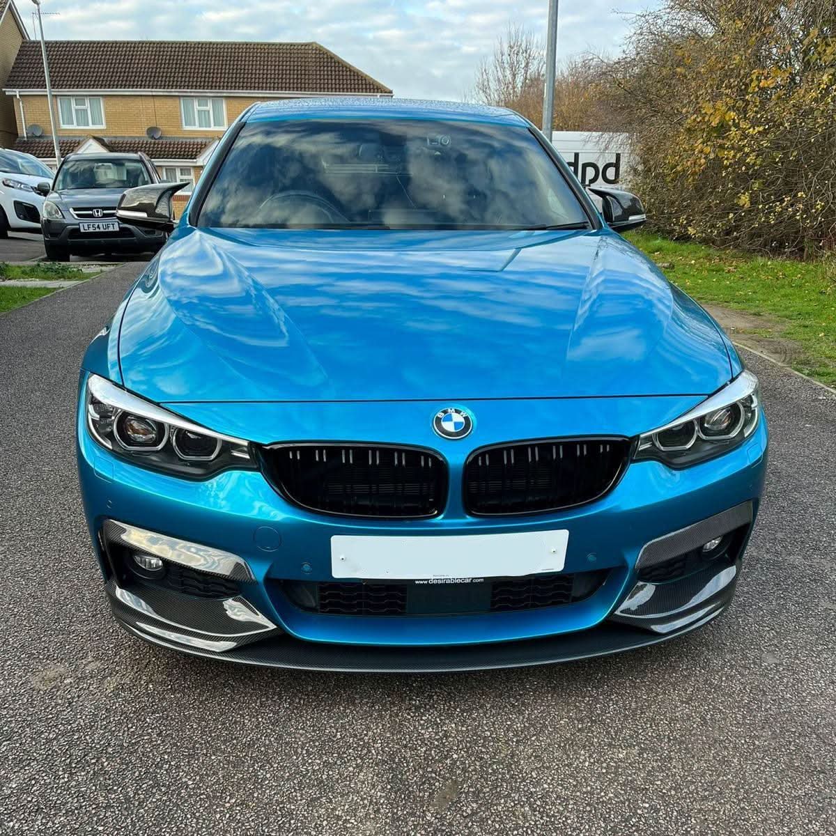 Carbon Fibre Front Bumper Upper Trims for BMW 4 Series F32 F33 F36 2014-2020 - Carbon Factory