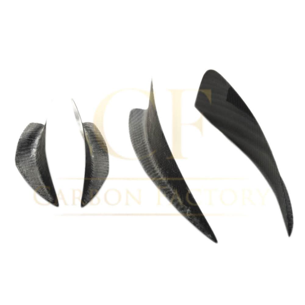 Carbon Fibre Front Canard Set for Audi A3 S Line S3 Saloon 13-15 - Carbon Factory