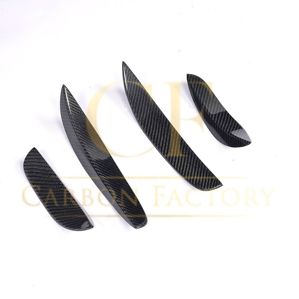 Carbon Fibre Front Canard Sets (4 Pieces) for Mercedes W205 C63 15-18 - Carbon Factory
