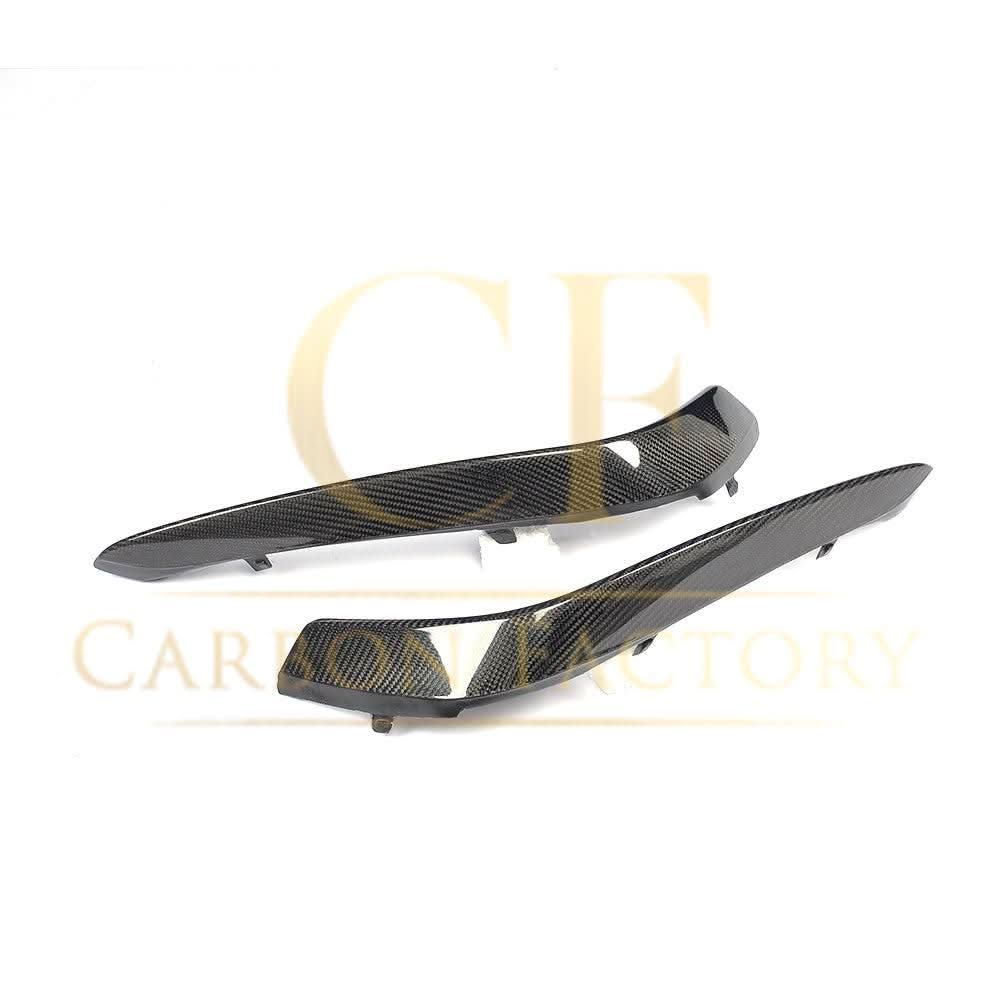 Carbon Fibre Front Fog Trims (2 Pieces) for Mercedes W205 C63 15-18 - Carbon Factory
