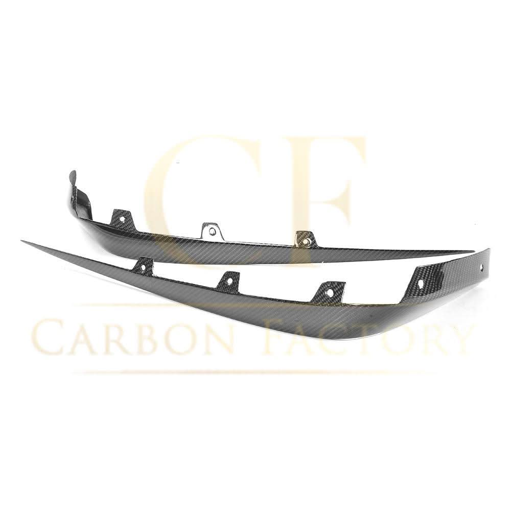 Carbon Fibre Front Side Grille Trim for Mercedes C218 CLS 15-18 - Carbon Factory