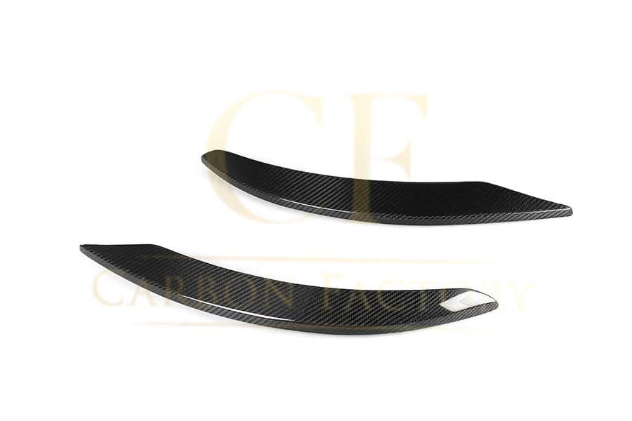 Carbon Fibre Front Side Grille Trims for Mercedes W117 CLA 13-19 - Carbon Factory