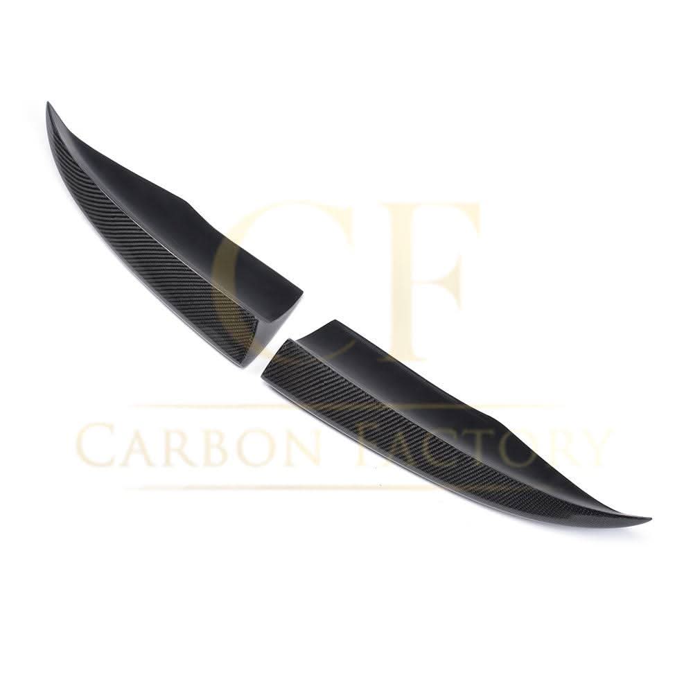 Carbon Fibre Rear Bumper Spats for Audi A3 S Line S3 Saloon 13-15 - Carbon Factory