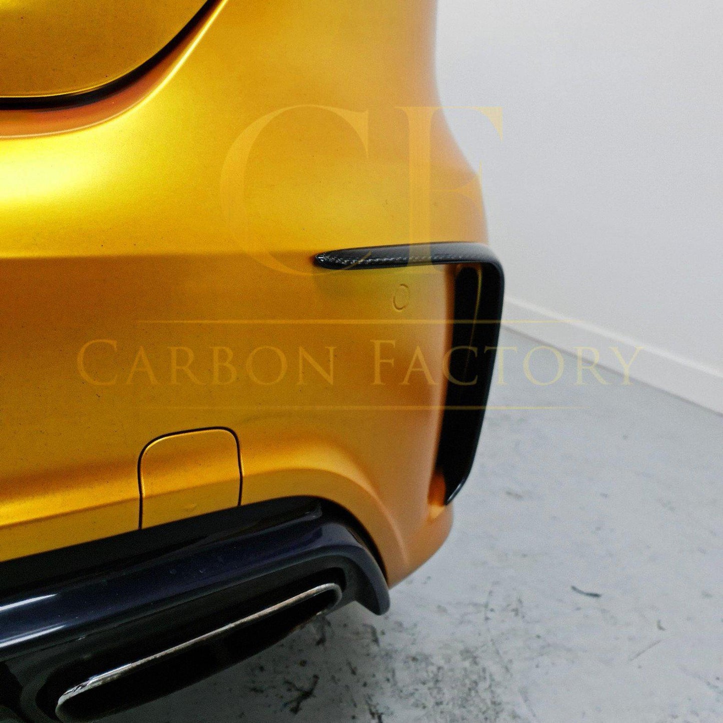 Carbon Fibre Rear Bumper Trims for Mercedes Benz W176 A Class 13-18 - Carbon Factory
