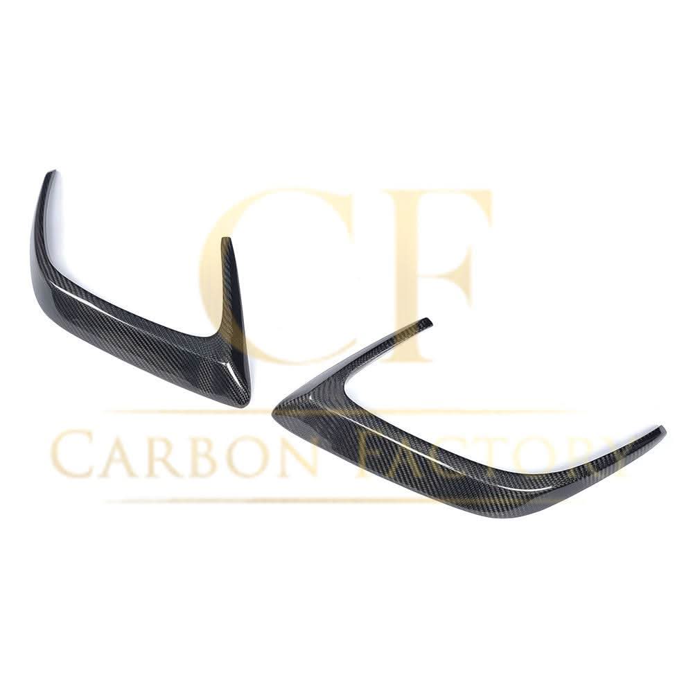 Carbon Fibre Rear Bumper Trims for Mercedes W205 C Class 2 Door Coupe 15-18 - Carbon Factory