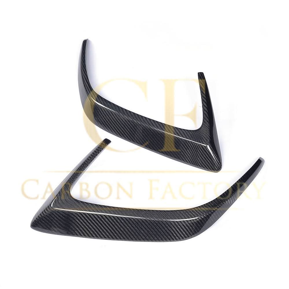 Carbon Fibre Rear Bumper Trims for Mercedes W205 C Class 2 Door Coupe 15-18 - Carbon Factory