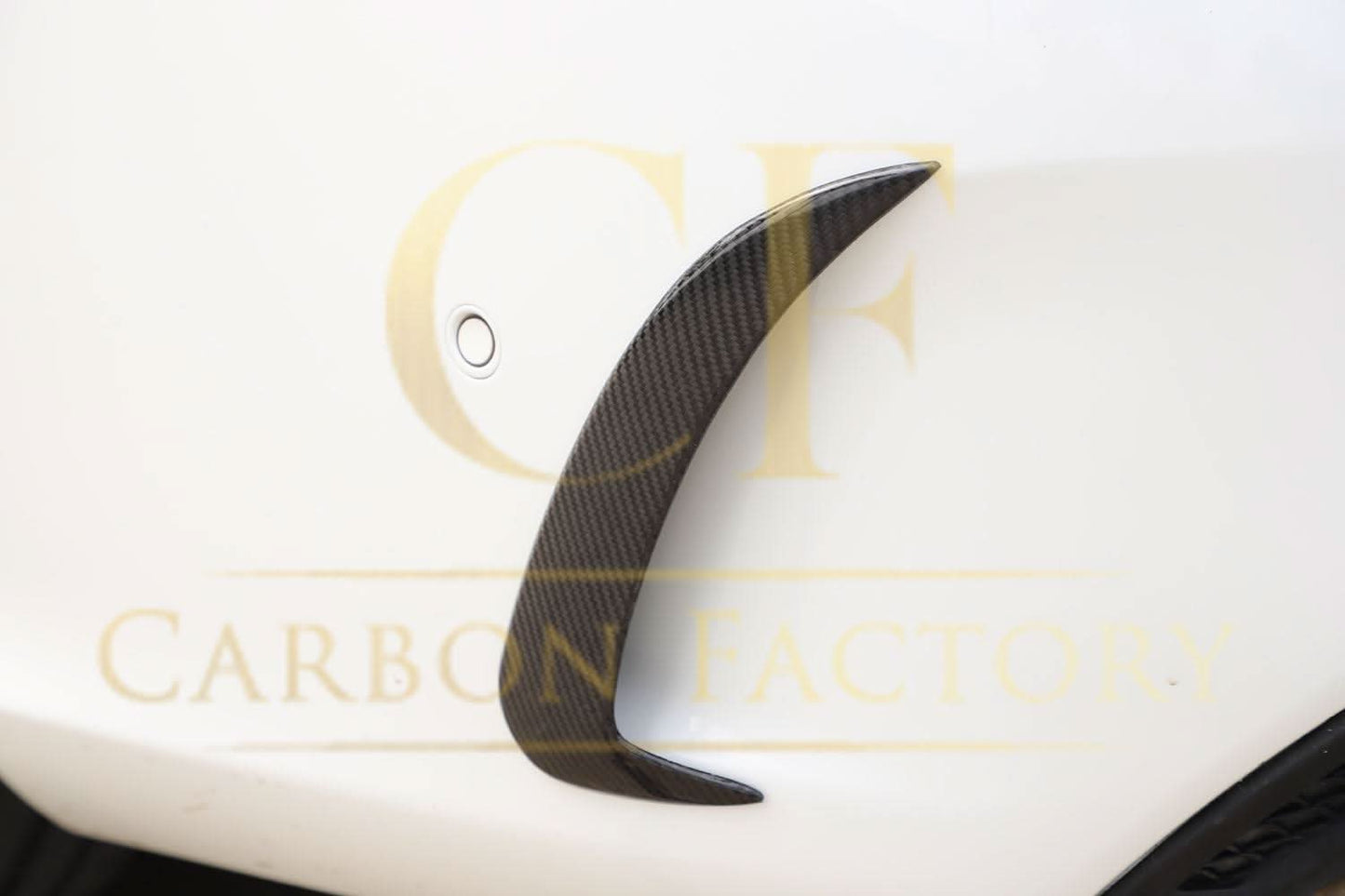Carbon Fibre Rear Bumper Trims for Mercedes W205 C Class 4 Door Saloon 15-18 - Carbon Factory