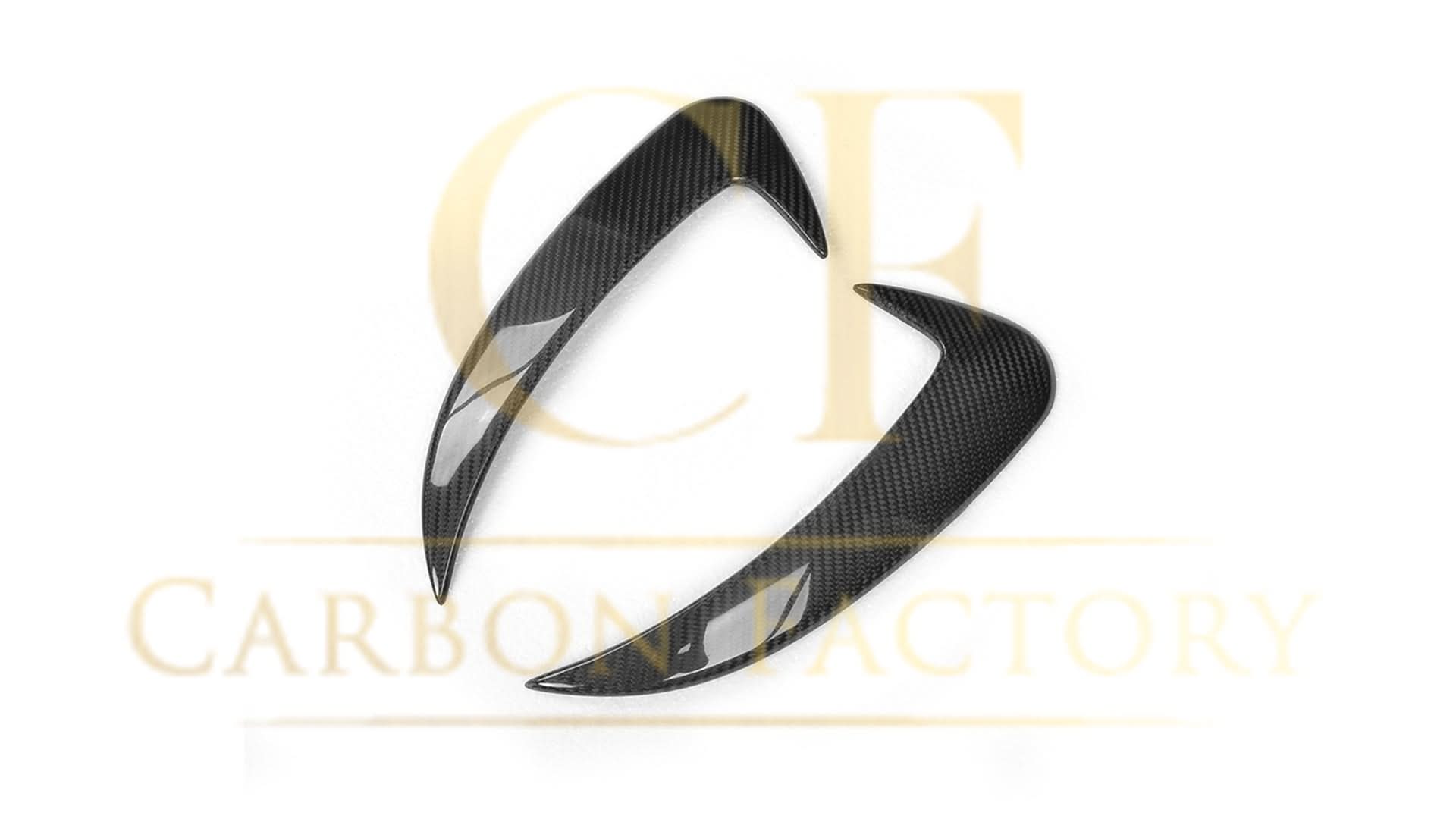 Carbon Fibre Rear Bumper Trims for Mercedes W205 C Class 4 Door Saloon 15-18 - Carbon Factory