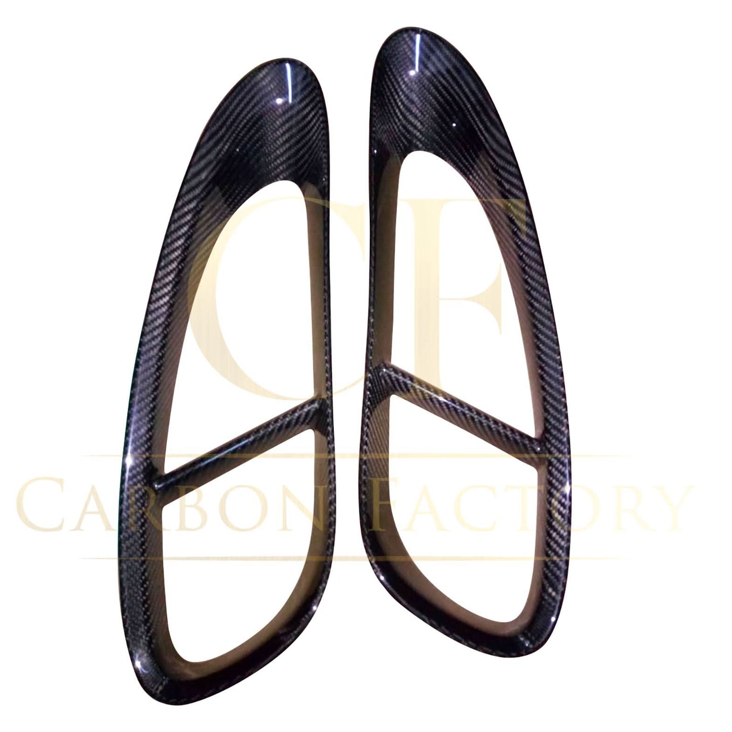 Carbon Fibre Side Vent Trims for Porsche Boxster 981 13-15 - Carbon Factory