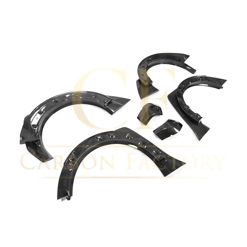 Carbon Fibre Wheel Fender Flares for BMW F55 F56 Mini Cooper S & JCW 14-18 - Carbon Factory