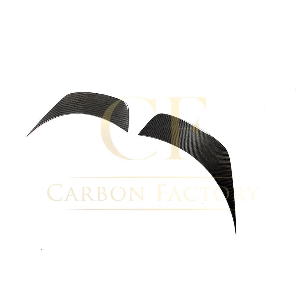 CS Style Carbon Fibre Rear Bumper Canards for Tesla Model 3 16-23 - Carbon Factory