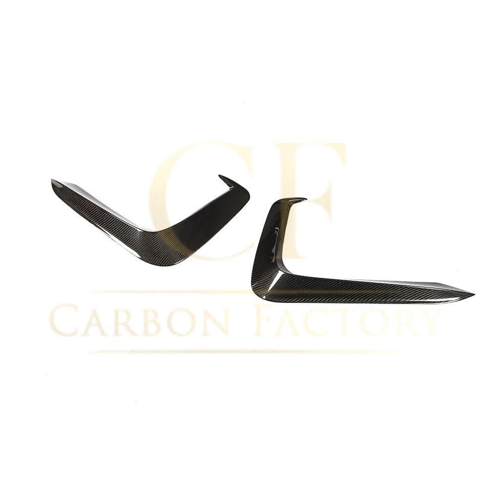 K Style Carbon Fibre Front Bumper Trims for Audi B9 A5 S Line & S5 17-19 - Carbon Factory