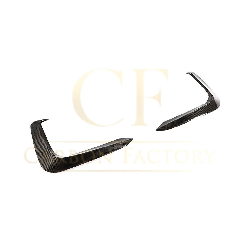 K Style Carbon Fibre Front Bumper Trims for Audi B9 A5 S Line & S5 17-19 - Carbon Factory