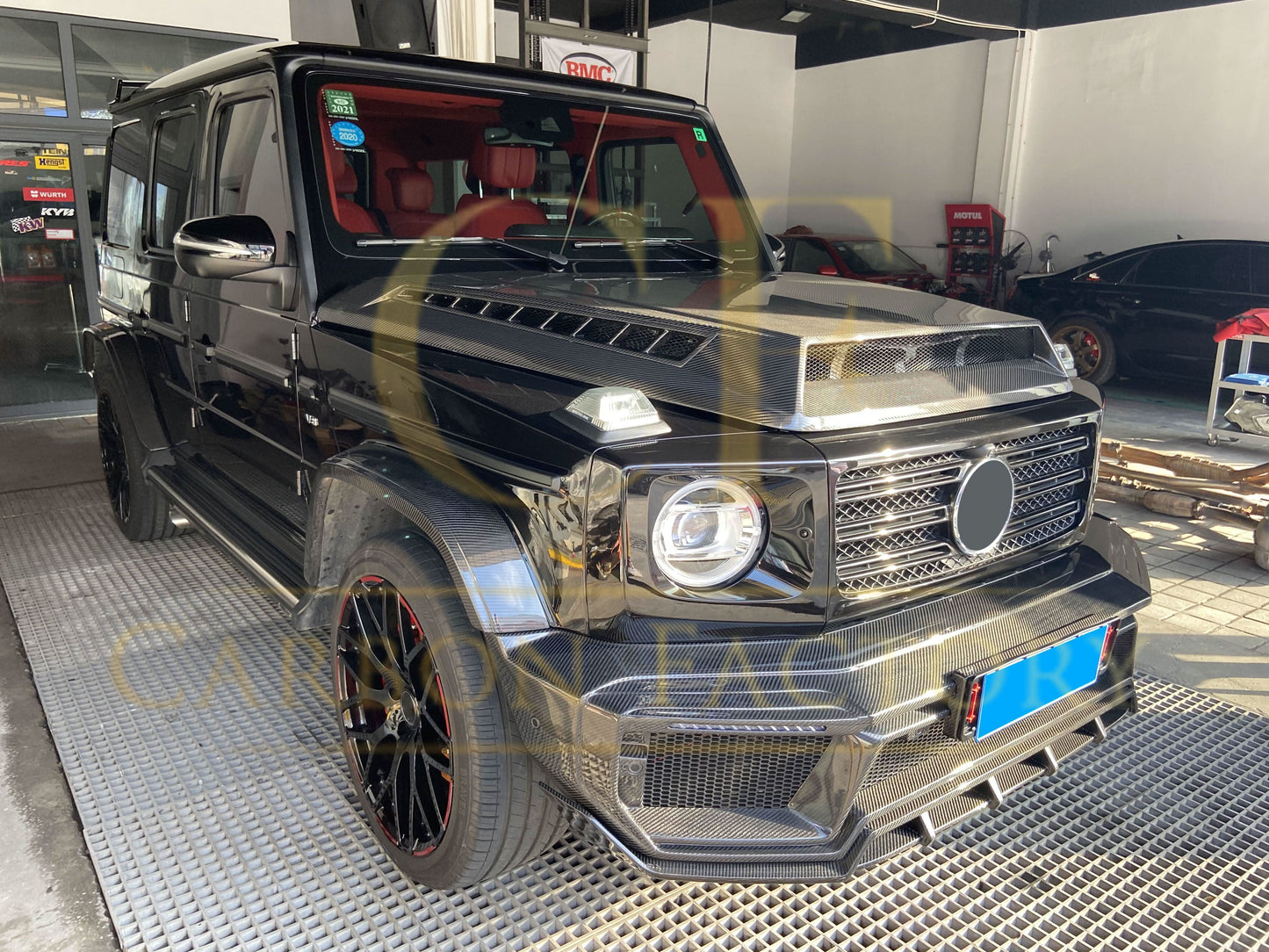 Pre-Preg Carbon Fibre Bonnet for Mercedes W464 G Class G Wagon 19-Present - Carbon Factory