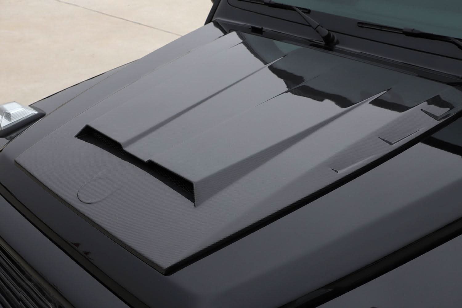 Pre-Preg Carbon Fibre Bonnet Scoop for Mercedes W464 G Class G Wagon 19-Present - Carbon Factory