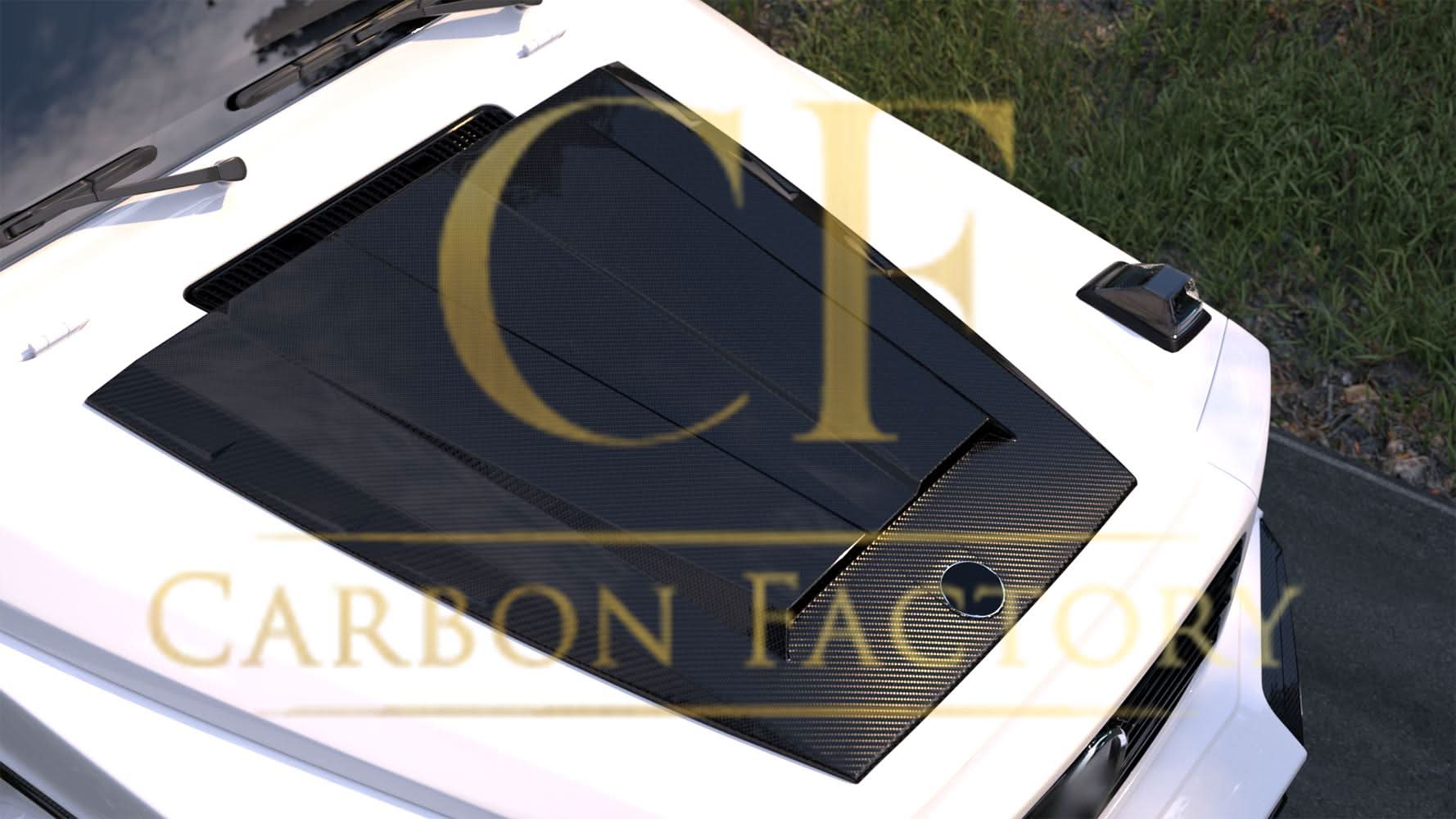 Pre-Preg Carbon Fibre Bonnet Scoop for Mercedes W464 G Class G Wagon 19-Present - Carbon Factory
