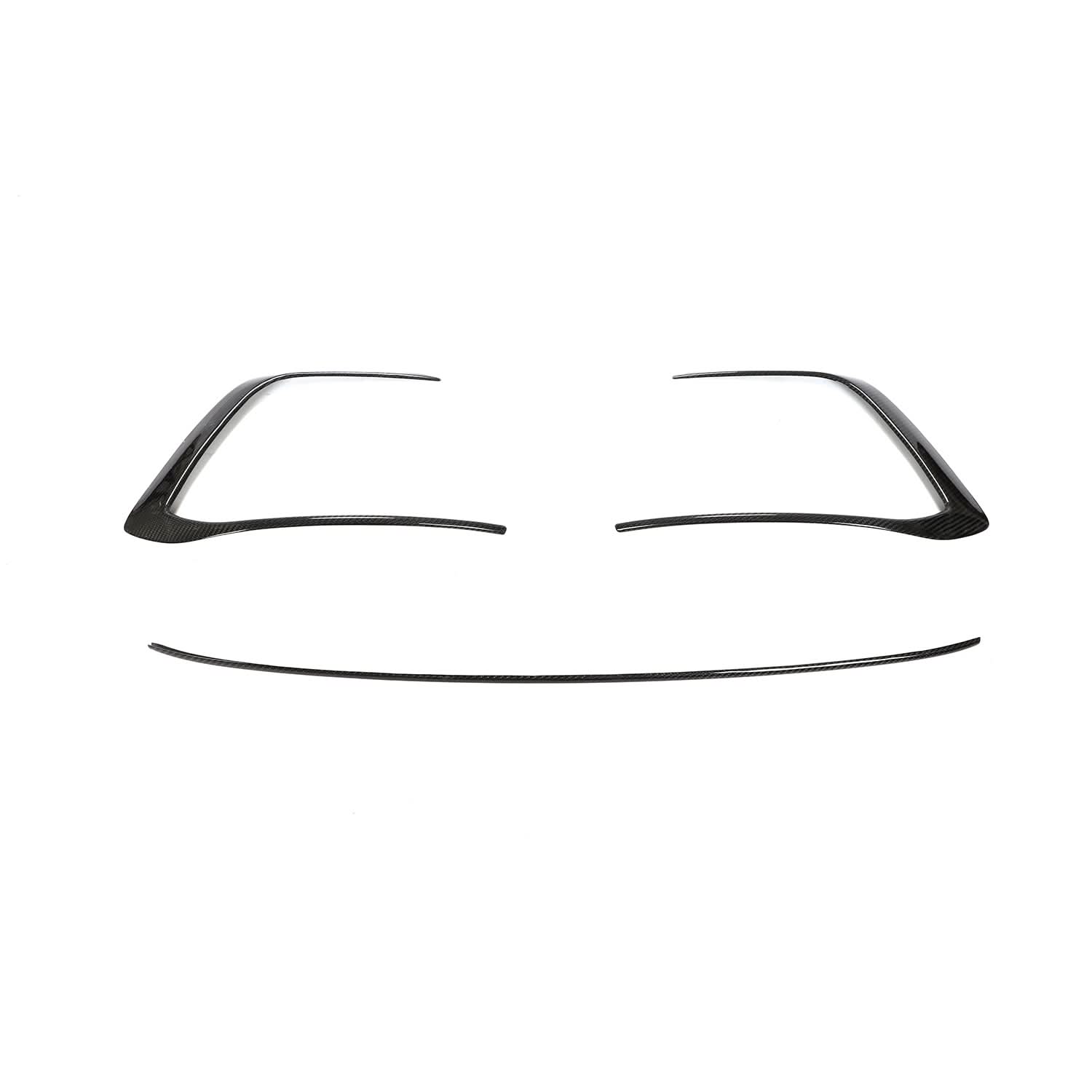 Pre-Preg Carbon Fibre Front Bumper Trims for VW Golf MK8 GTI 21-Present - Carbon Factory