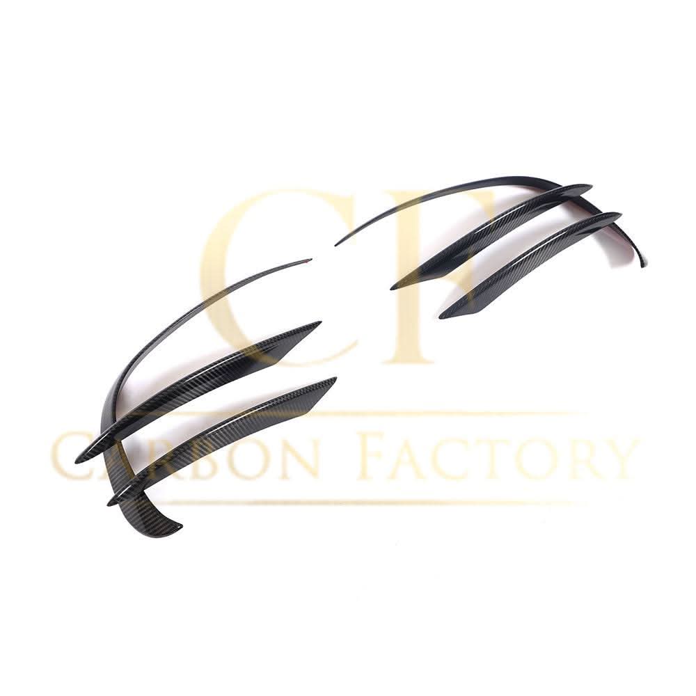 Pre-Preg Carbon Fibre Front Canards Sets for Mercedes W205 C Class AMG 19-21 - Carbon Factory