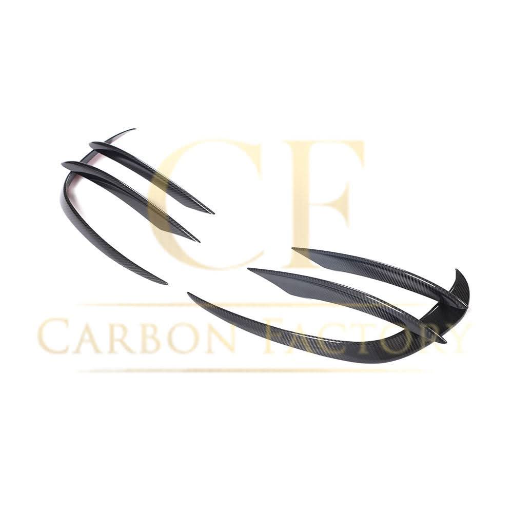 Pre-Preg Carbon Fibre Front Canards Sets for Mercedes W205 C Class AMG 19-21 - Carbon Factory