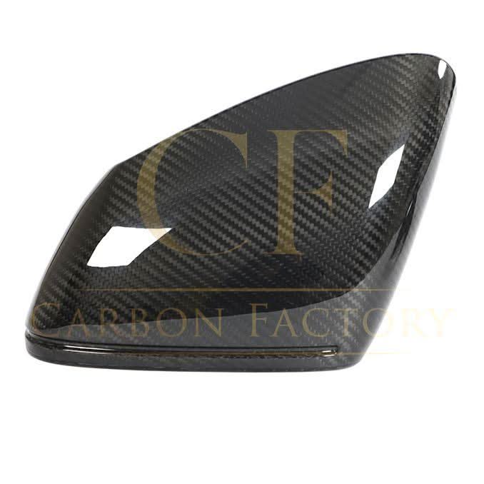 Pre-Preg Carbon Fibre Mirror Covers for Porsche Taycan LHD 9J1 19-Present - Carbon Factory
