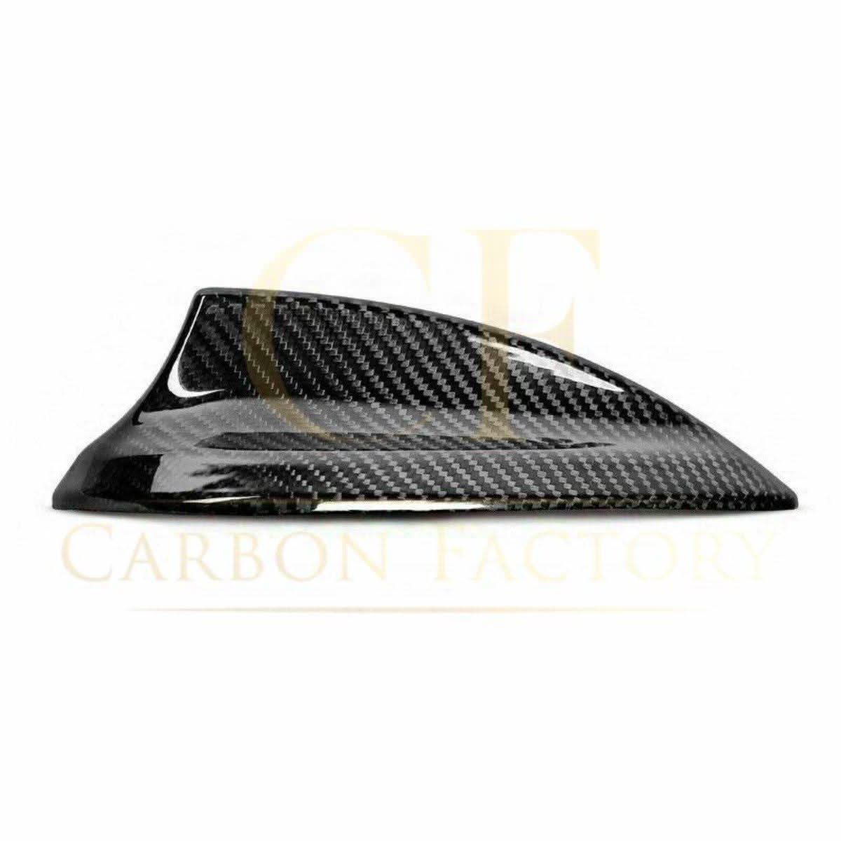 Pre-Preg carbon fibre shark fin antenna cover for BMW F22, F30, F32, M2, M3, M4 models, exterior trim accessory.