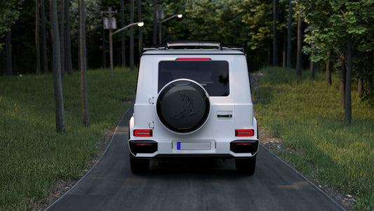 Pre-Preg Carbon Fibre Spare Tyre Cover for Mercedes W464 G Class G Wagon 19-Present - Carbon Factory