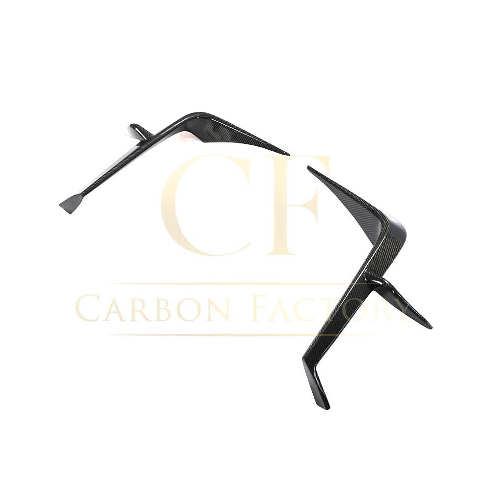 V Style Carbon Fibre Front Bumper Canards for Toyota GR86 22-Present - Carbon Factory